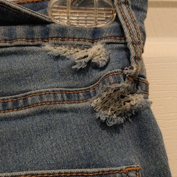 Distressed skinny ankle  jeans Sz 28 - Picture 6 of 7